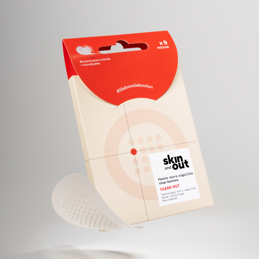 Clear OUT - Patchs boutons sous-cutanés micro-aiguilles