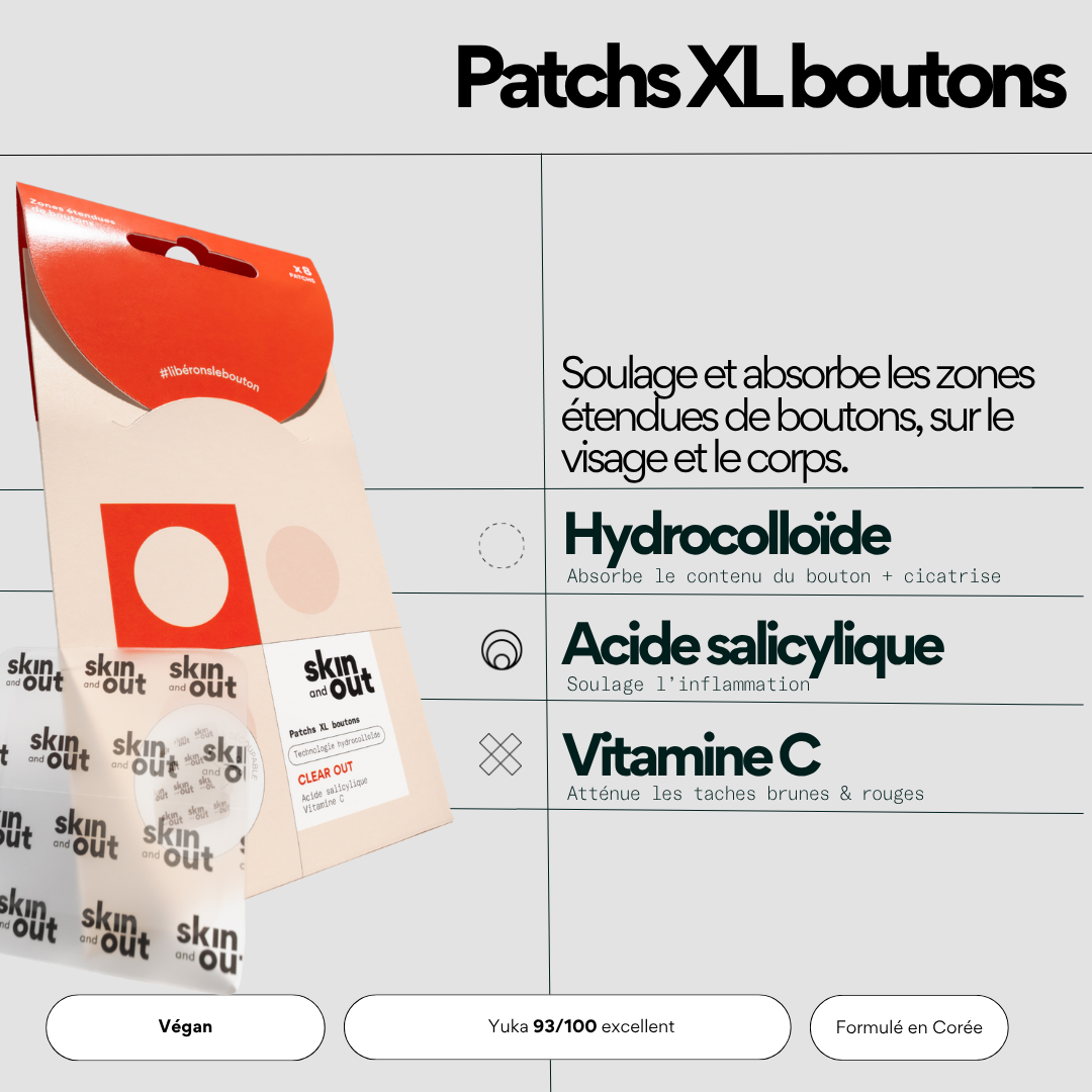 Kit trio Patchs boutons hydrocolloïde