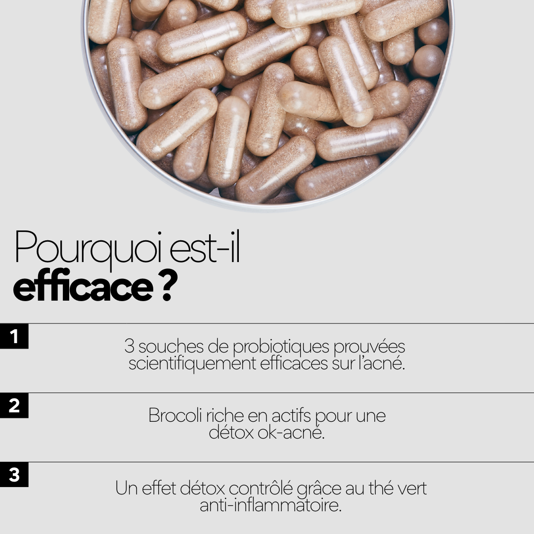 Routine IN - Cure 3 mois compléments alimentaires anti-acné