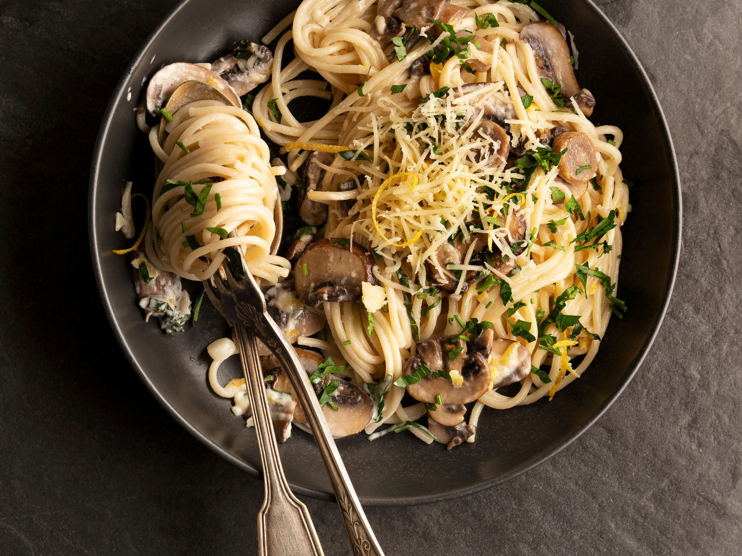 pâtes pesto noix