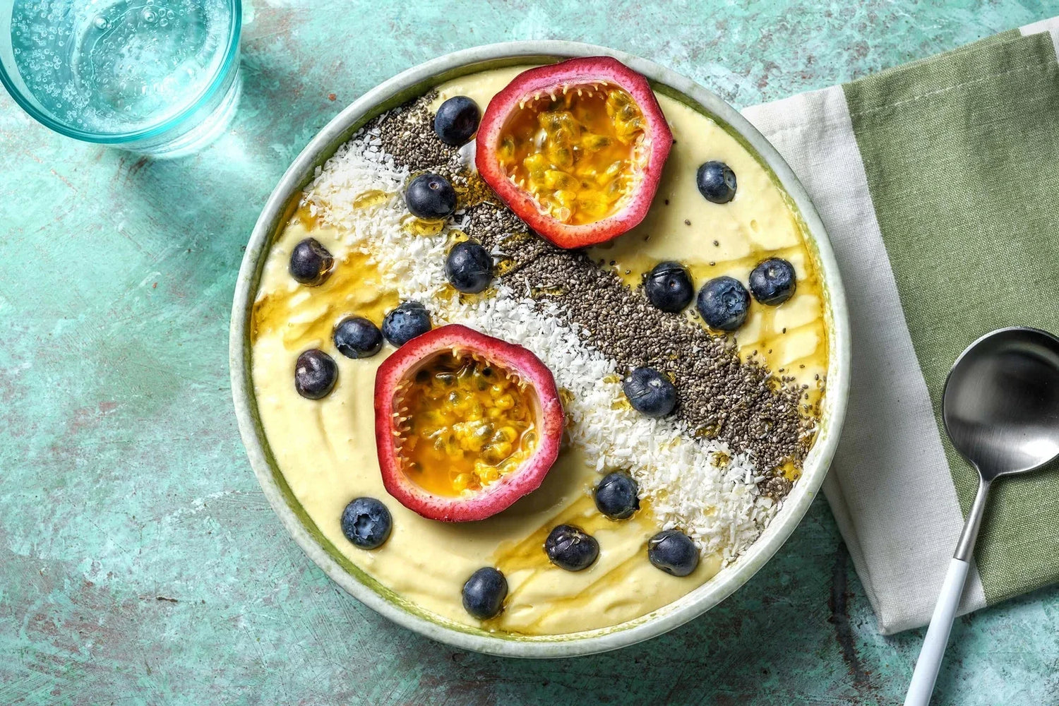 Smoothie Bowl Mangue-Passion, le shot de fraîcheur ok-acné