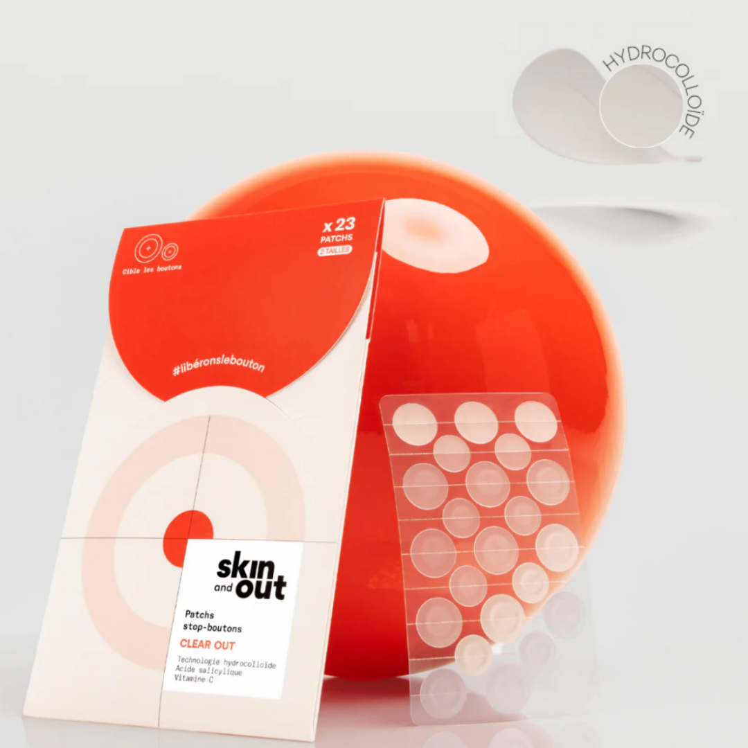 Clear OUT - Patchs hydrocolloïdes stop-boutons