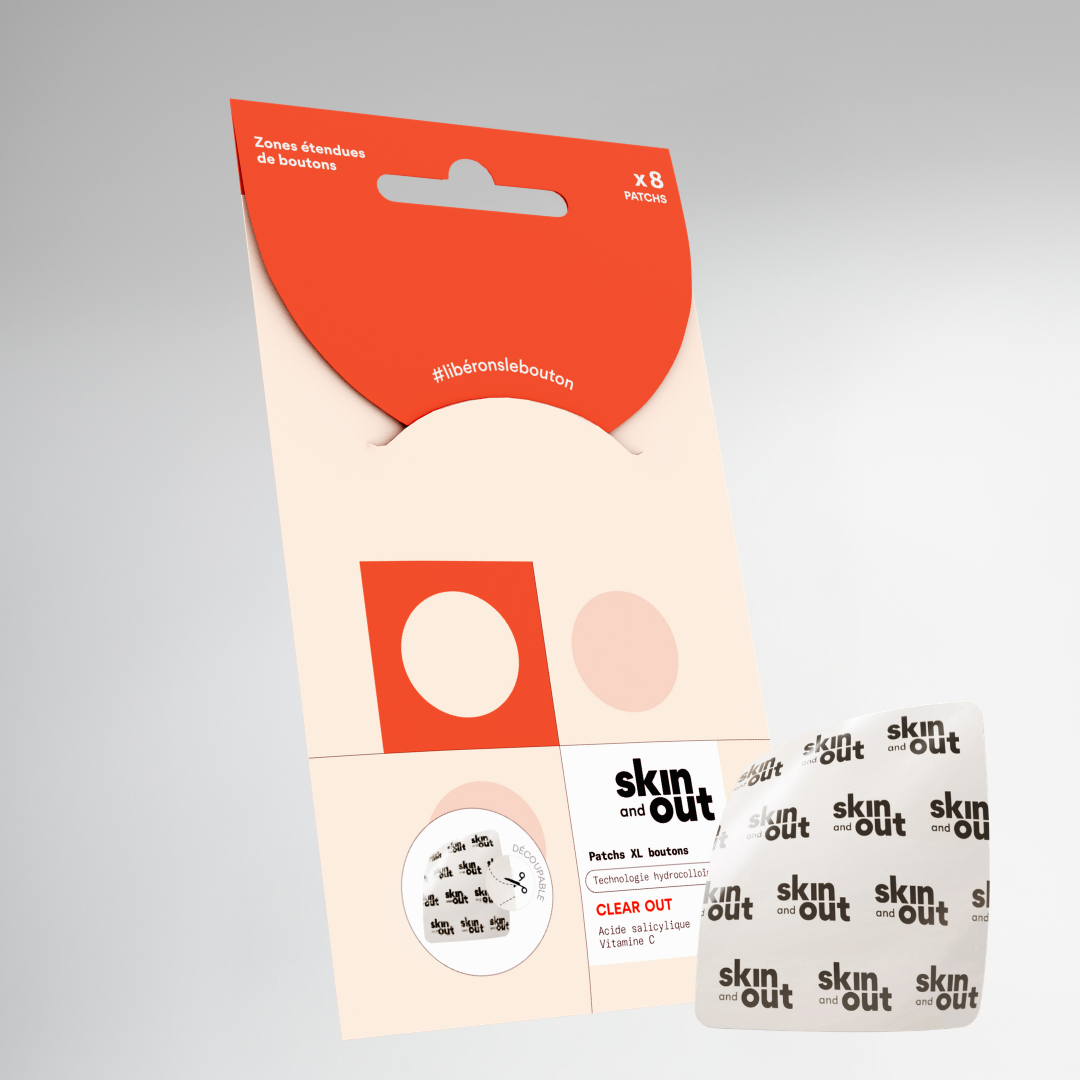 Clear OUT - Patchs XL boutons hydrocolloïde