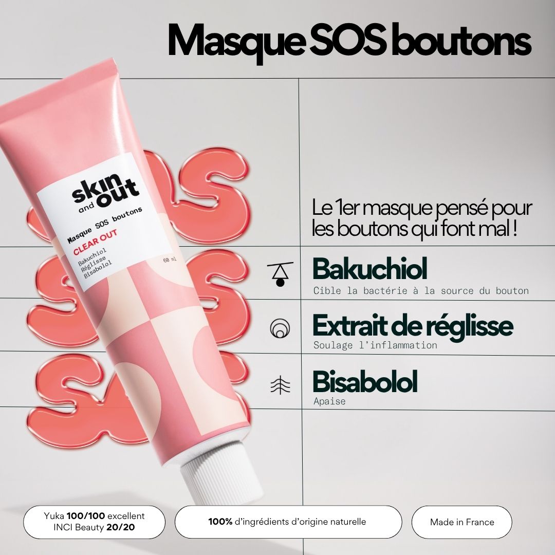 Clear OUT - Masque SOS boutons
