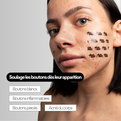 Clear OUT - Patchs XL boutons hydrocolloïde