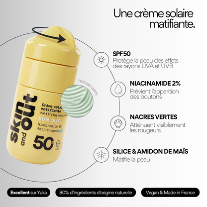 Sun Out - Crème solaire matifiante SPF50