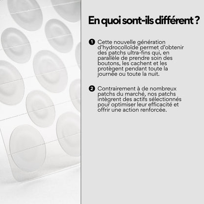 Clear OUT - Patchs boutons hydrocolloïde x23