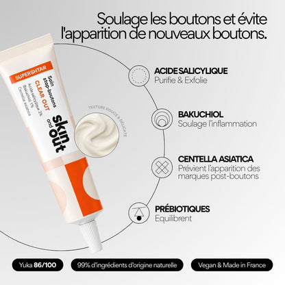 Clear OUT - Soin ciblé stop-boutons