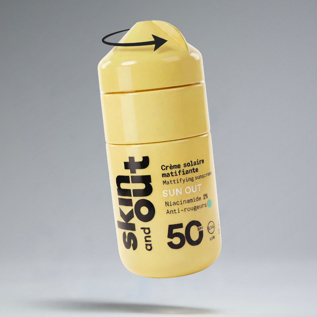 Crème solaire matifiante SPF50