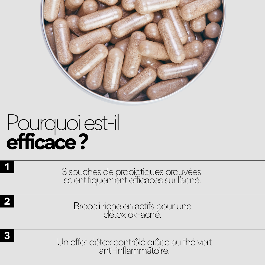 Routine IN - Cure 3 mois compléments alimentaires anti-acné