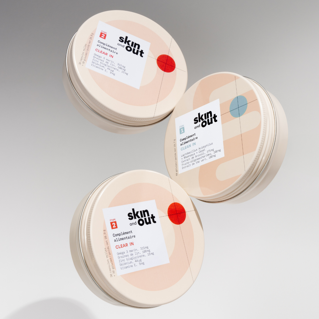 Routine IN - Cure 3 mois compléments alimentaires anti-acné