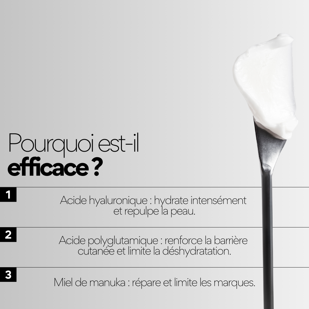 Efficacité masque de nuit réparateur