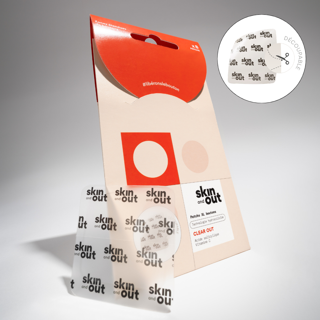 Clear OUT - Patchs XL boutons hydrocolloïde