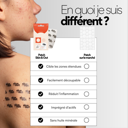 Clear OUT - Patchs XL boutons hydrocolloïde