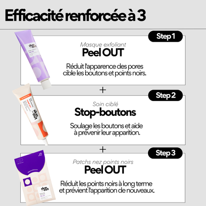 Peel OUT - Patchs nez points noirs hydrocolloïde