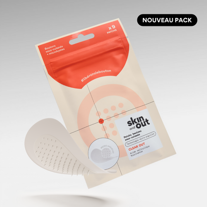 Clear OUT - Patchs boutons sous-cutanés micro-aiguilles x9
