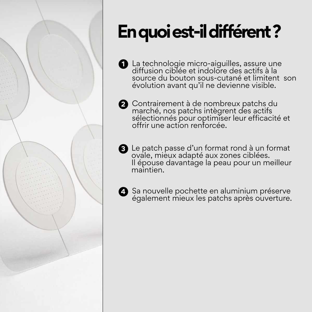 Clear OUT - Patchs boutons sous-cutanés micro-aiguilles x9
