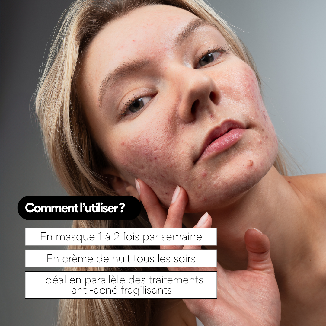 Utilisation du masque de nuit réparateur