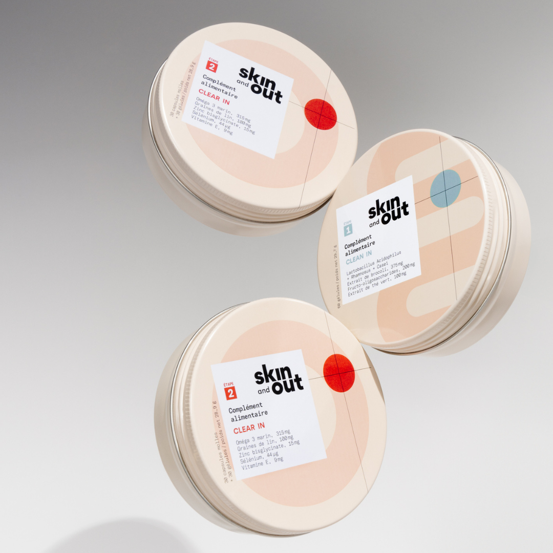 Routine IN, cure 3 mois de compléments alimentaires – Skin & Out